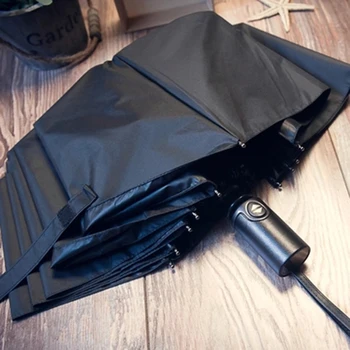 

Big Automatic Umbrella Men Luxury Strong Anti UV Umbrella Rain Women Floding Windproof Paraplu Sun Umbrellas For Arts QZH043