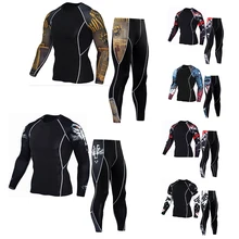 Кальсоны, зимнее термобелье для мужчин, быстросохнущее растягивающееся термобелье для мужчин, теплое компрессионное нижнее белье для фитнеса