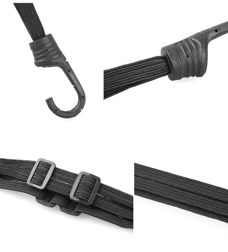60CM Motorcycle High-strength Storage Helmet Rope Luggage Motocross Net E-bike Elastic