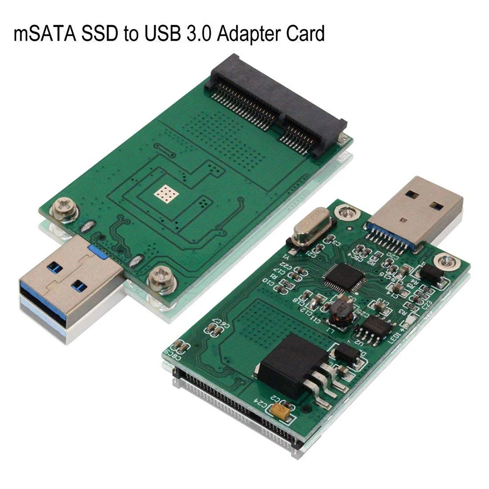 jazz utilfredsstillende kompensere Msata Ssd Adapter To Usb 3.0, Mini Sata Use As Portable Flash External Hard  Drive, 50mm Pcie Solid State Drive Reader Converter - Pc Hardware Cables &  Adapters - AliExpress