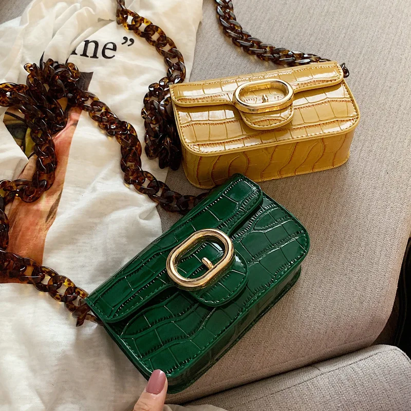 

Women crossbody bag France Female 2019 New Fashion Stone Pattern Shoulder Bag Autumn Chain Crossbody Bag Lady handbag