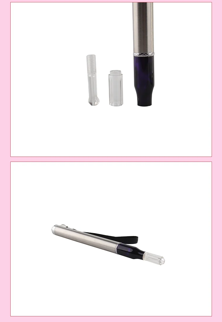 Silver Handmade Eyebrow Pen Semi-Permanent Embroidery Tattoo Machine High quality Eyebrow Pencils for shader Makeup Tool