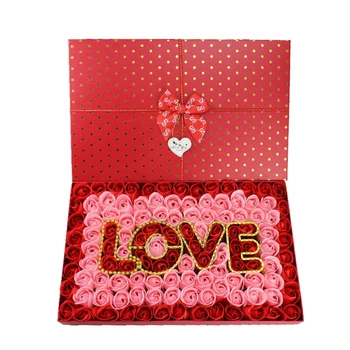 

111Pcs / Box Soap Rose Head Romantic Wedding Valentine's Day Gift Wedding Banquet Home Decoration Hand Flower Art
