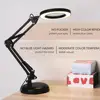 Foldable Professional 5X Magnifying Glass Desk Lamp Magnifier LED Light Reading Lamp with Three Dimming Modes USB Power Supply ► Photo 1/6