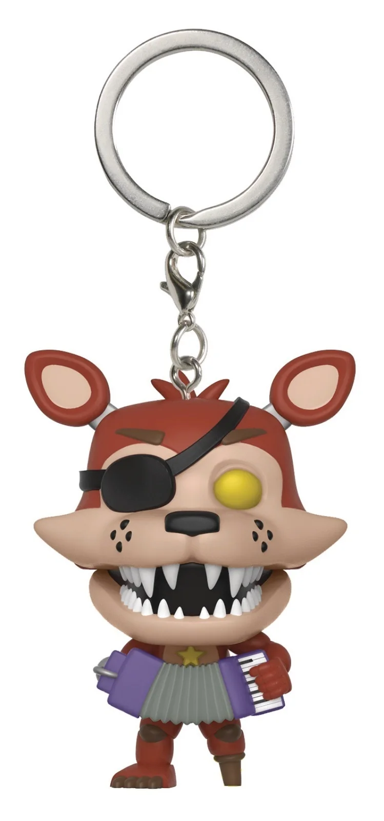 Брелок Funko Pocket POP! Keychain: FNAF:Pizza Sim: Rockstar Foxy 32154-PDQ | Канцтовары для офиса и дома