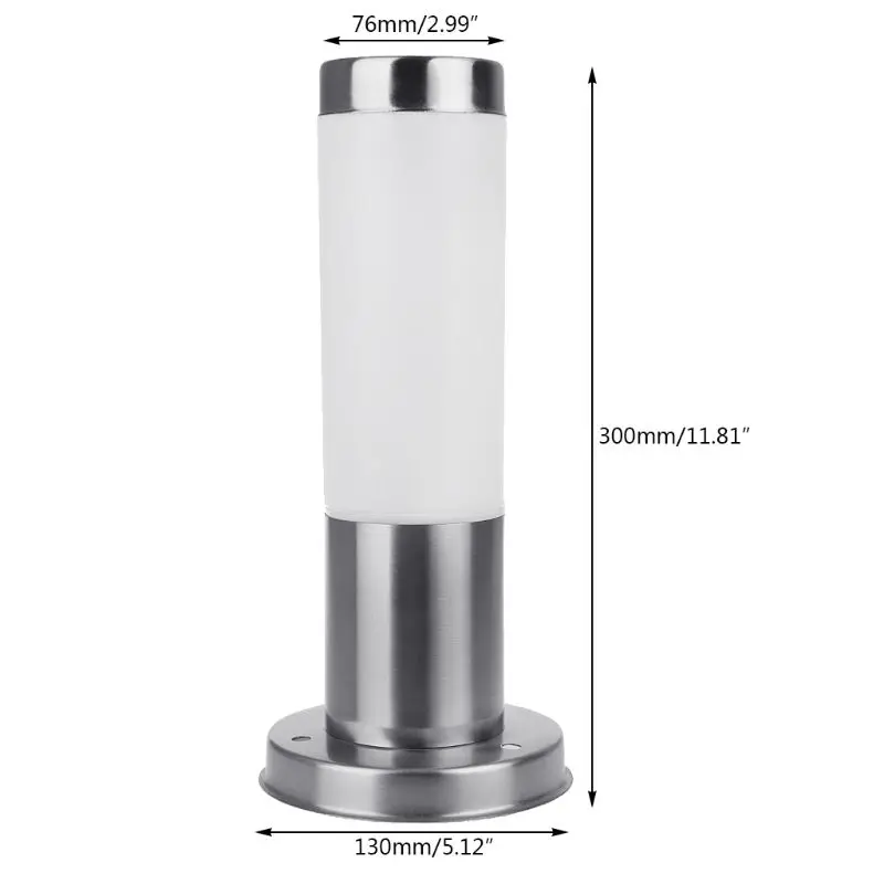 Waterproof Lawn Light Modern Column Head Lamp Villa Garden Yard Outdoor Lights