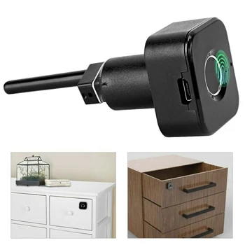 

Biometric Smart Fingerprint Lock Drawer Box Anti-theft Key Less Home Security