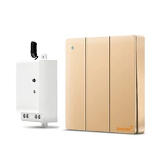 433Mhz Smart Light Switch LED Push Button Switch Universal Wireless Remote Control Relay controller for Lamp
