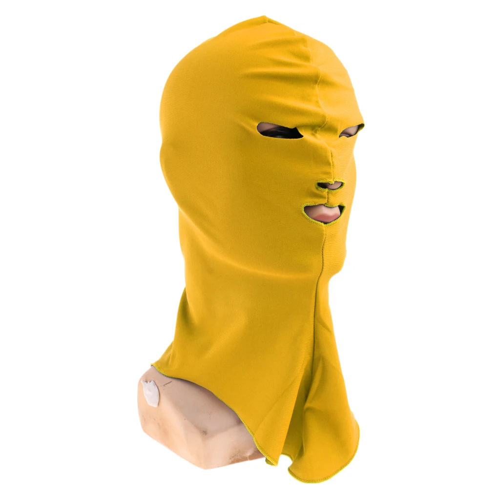 Lightweight Mask Sports Face UV Protection Full Face Mask Women/Men Head Cap Black/ Blue/Yellow/Pink/Orange