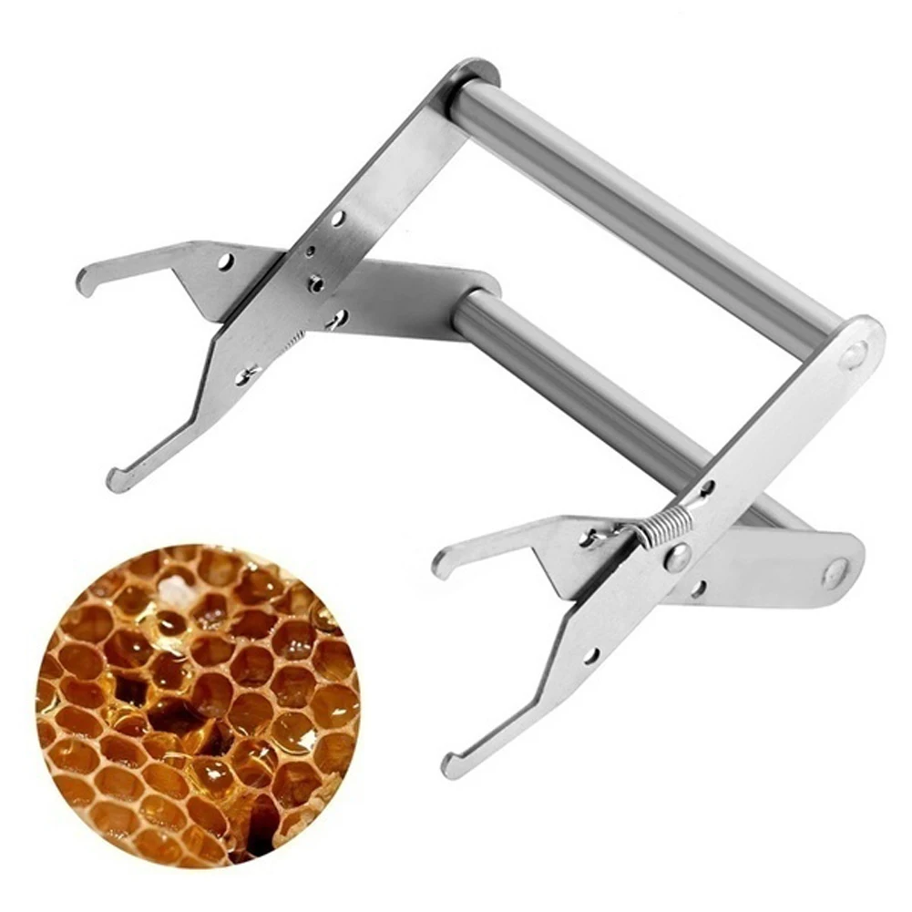 

1pcs Stainless Steel Bee Hive Frame Holder Capture Frame Grip Beekeeping Accessories Increase Honey Bee Tools for Farm Beework