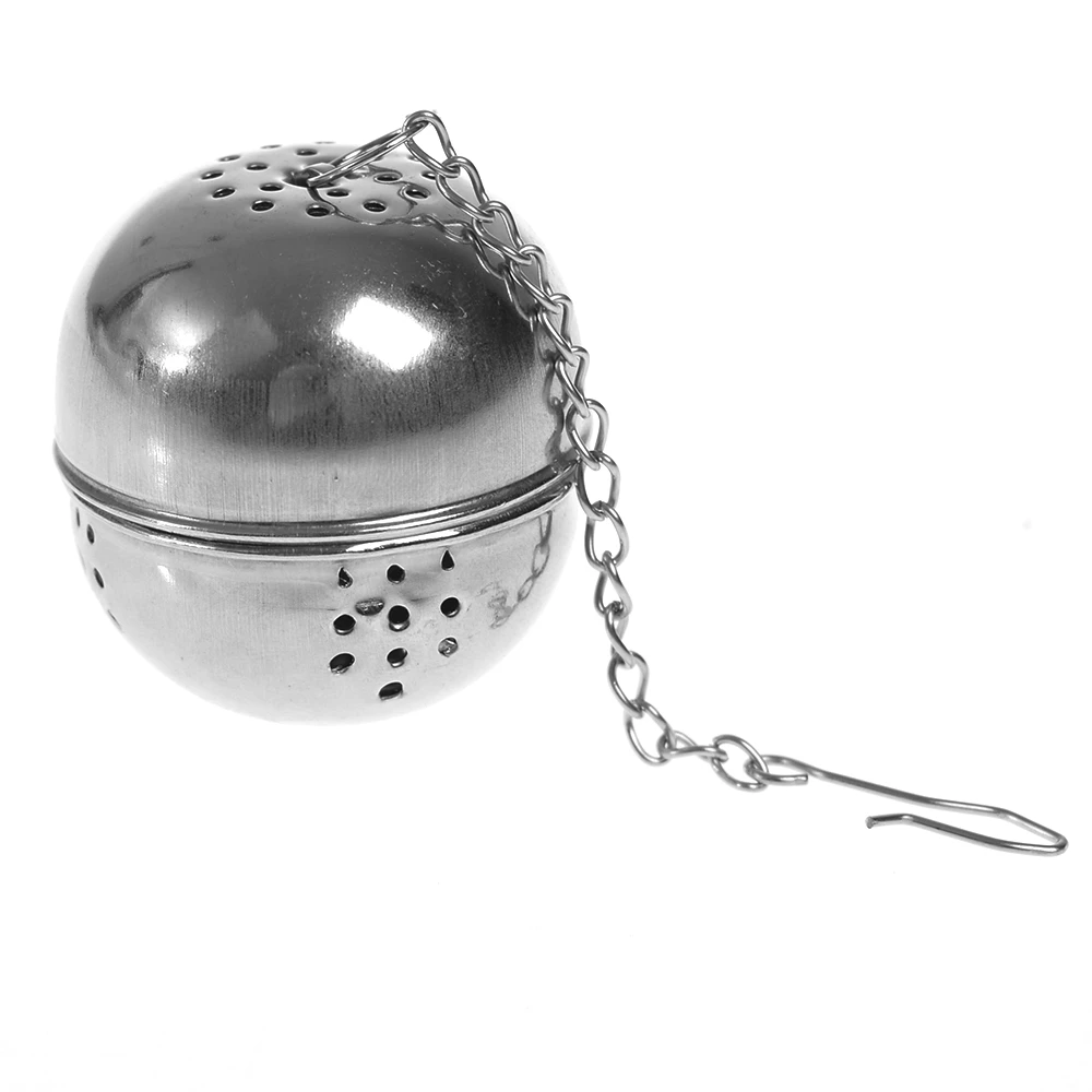 GWN Silver Stainless Steel Teakettles Strainer Tea Locking Spice Egg Shaped Ball silver GWN Silver Stainless Steel Teakettles Strainer Tea Locking Spice Egg Shaped Ball silver