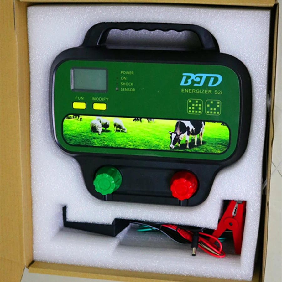 wireless remote control farm electric fence energiser Charger Energiser Controller for Horses Sheep Cattle