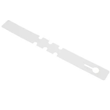 

200pcs 2x20cm Plastic Plant Hanging Tags Nursery Gardening Labels(White)