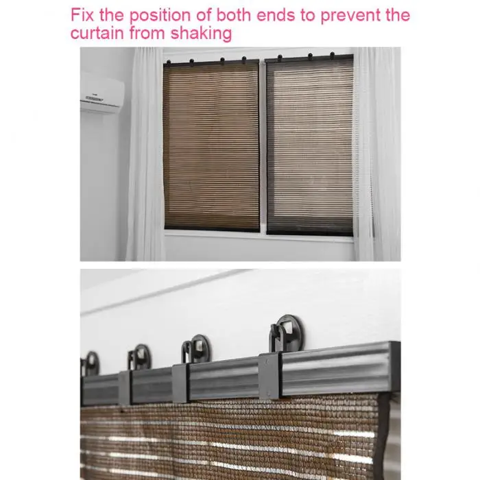 Roller Blinds Hollow Translucent Shades Window Curtains for Home Bedroom Living Room FBE3