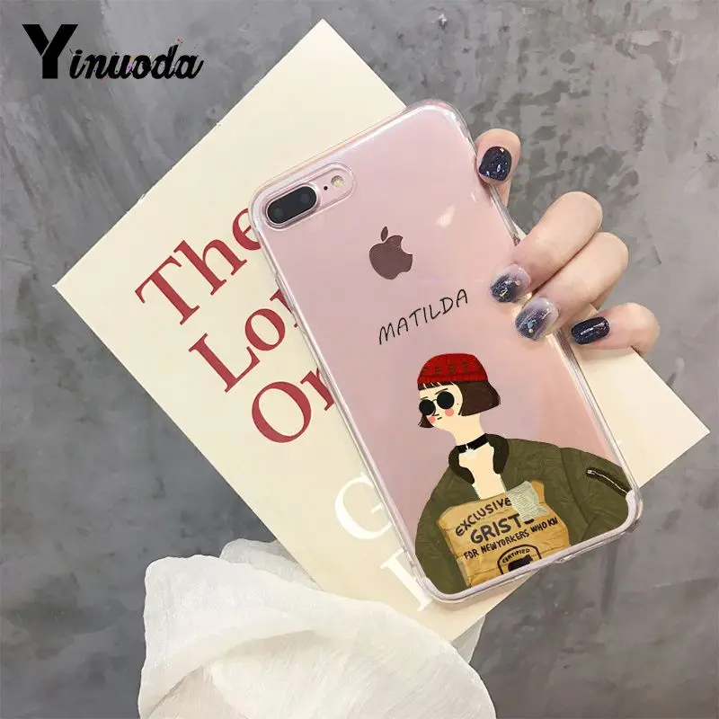 Чехол для телефона Yinuoda Cool Leon and Matilda art Couple с потрясающим пейзажем для Apple iPhone 8 7 6 6S Plus X XS max 5 5S SE XR - Цвет: 2