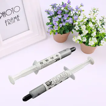 

1/3PICS GD460 Silver CPU / GPU / LED Thermal Grease Silicone Conductive Grease Paste Silicone Plaster Heat Sink Gram Syringe