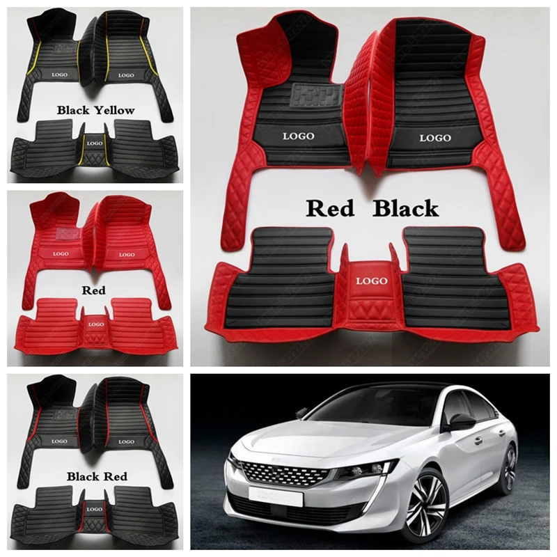 Пользовательские автомобильные коврики для Peugeot 308 206 508 301 408 2008 207 3008 RCZ 307 Sw 607 407 4008
