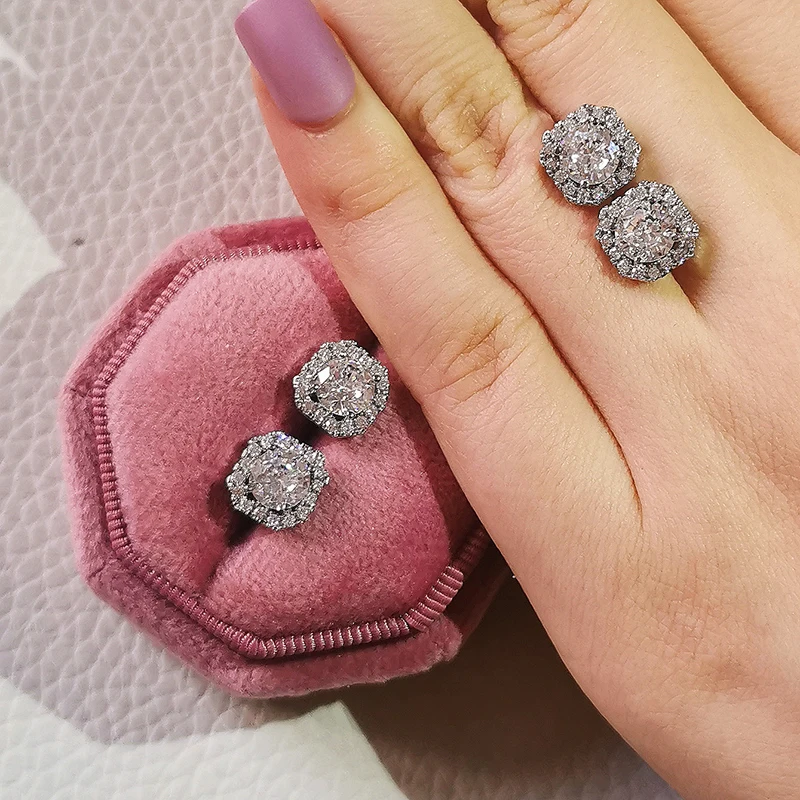 2022 Fashion Trendy Butterfly Silver Color Korean Stud Earring for Women Wedding Cute Gothic Drop Earing Party Gift Wholesale Z5