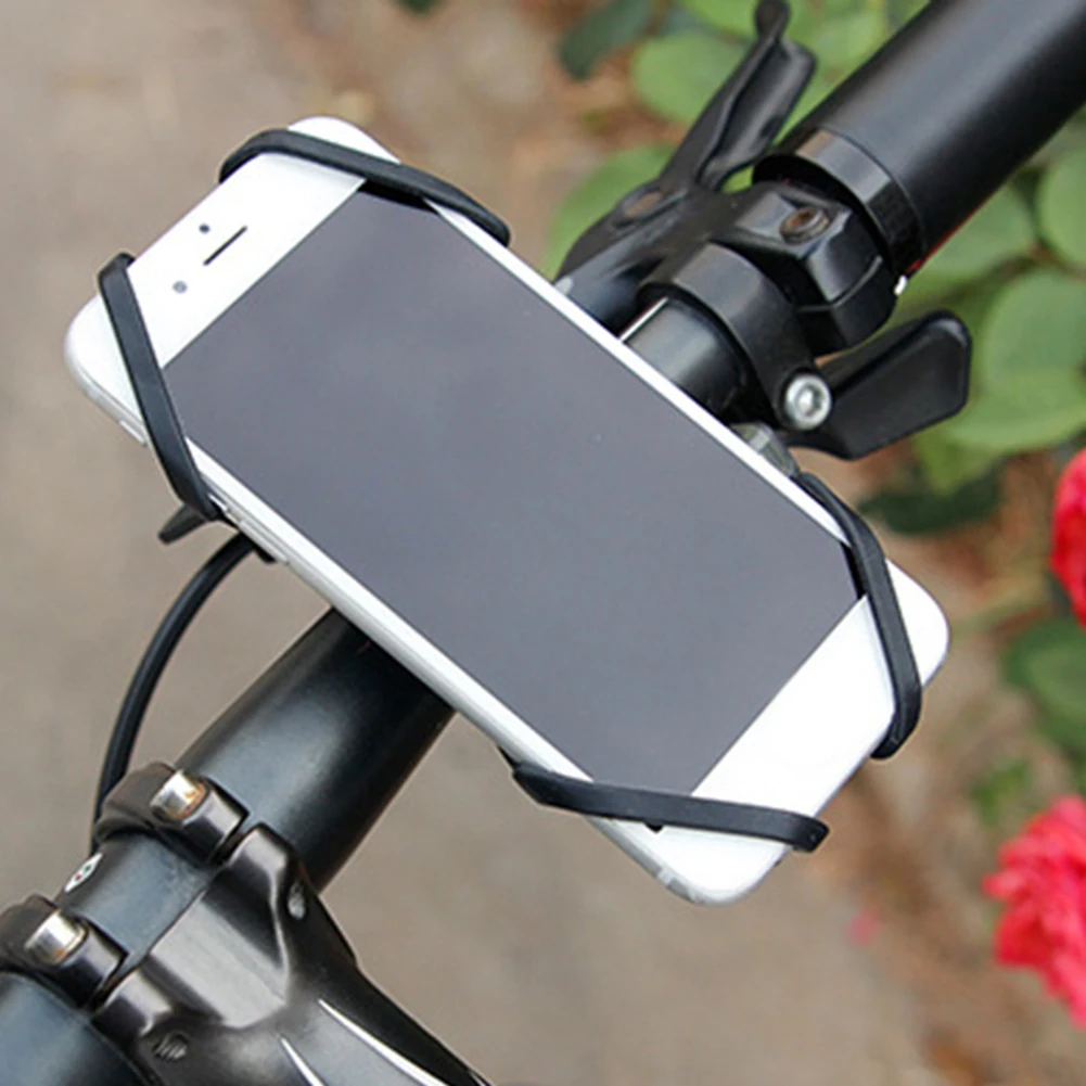 Cycling Bicycle Silicone Mobile Phone Bracket Mobile Phone Holder Bicycle Riding Equipment For 4-6 Inches Mobile Phones