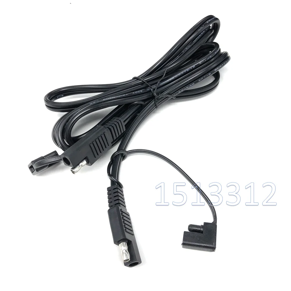 12V Sae to Connector Plug 180CM Quick Disconnect Harness For Motorcycle Automotive Power Extension Cable 18 AWG Dust Cap |