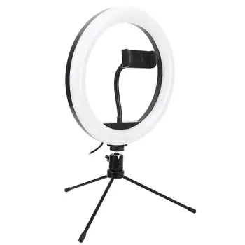 

selfie light 10inch Ring Light Set with Tripod Phone Clip Accessory for Action Camera Live Video Shoot Vlog phone light