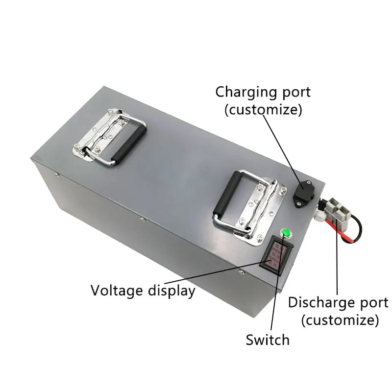 GTK солнечных батарей 48V 200Ah 100Ah Lifepo4 батарея с BMS выносливость для 12Kw дом на колесах солнечная система лодки RV+ 10A Зарядное устройство