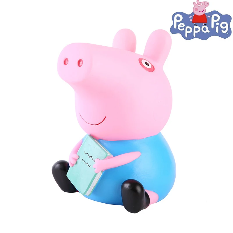 

Peppa Pige Original Creative Piggy Drop Piggy Bank Money Boxes Action Figure Kids Toys for Children's Birthday Gifts