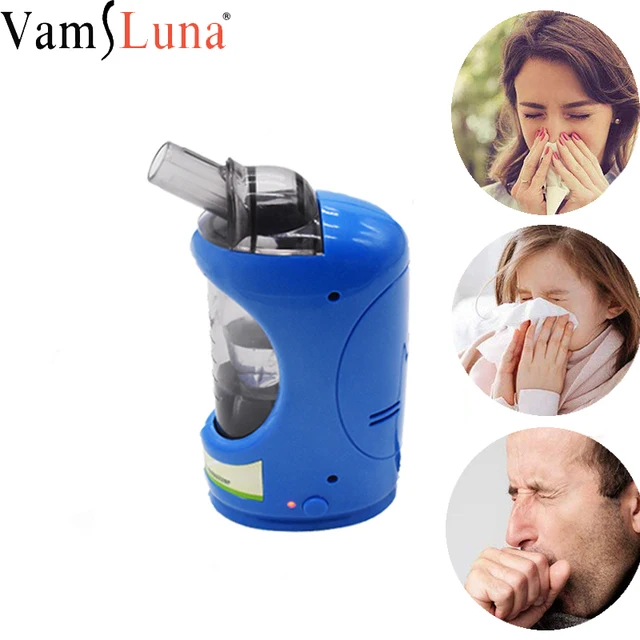 US $22.65  Handheld Steam Inhalators 2Pcs Masks Steam Inhaler Mini Ultrasonic Humidifier for Adults and Childr