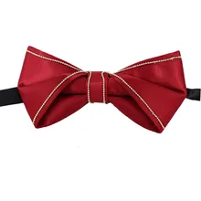 Галстук-бабочка, полиэстер,, высший сорт, модный мужской костюм унисекс, рубашка, Свадебный классический тренд, высокое качество, Золотая цепочка, галстук-бабочка, подарки