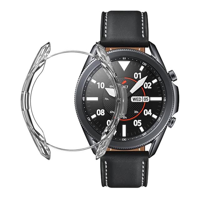 For Samsung Galaxy watch 3 45mm 41mm samrtwatch Soft Plated TPU bumper 41 45 mm smart watch Protector Cover Accessories