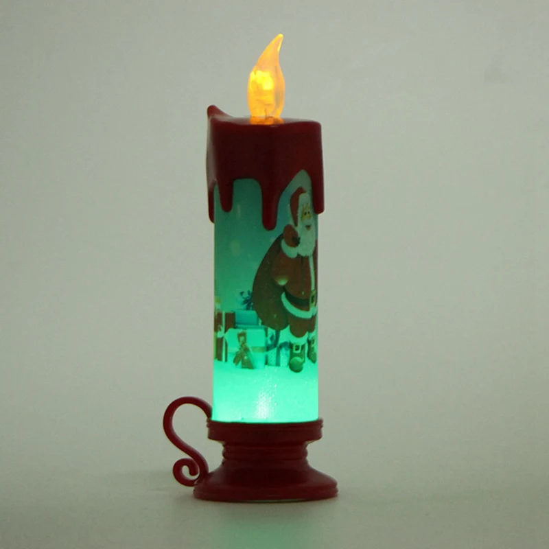 1pcs LED Candle Tea Light Battery Powered Lamp Simulation Color Flame Flashing Home Wedding Birthday Party Decoration Candles