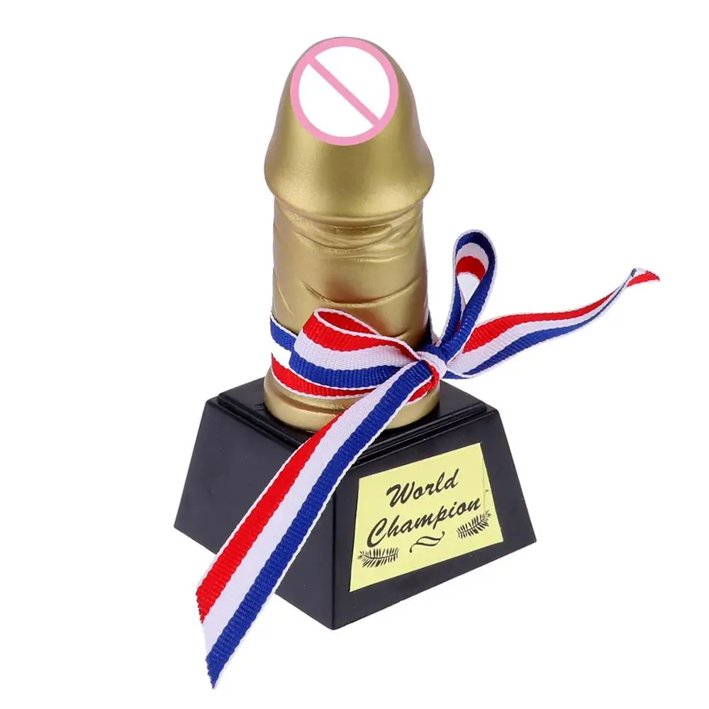 Creative Penis Trophy Novelty Golden Hen Stag Party Funny Prop Toys for Bachelor Adult Joke Toy Birthday Gifts | Красота и здоровье
