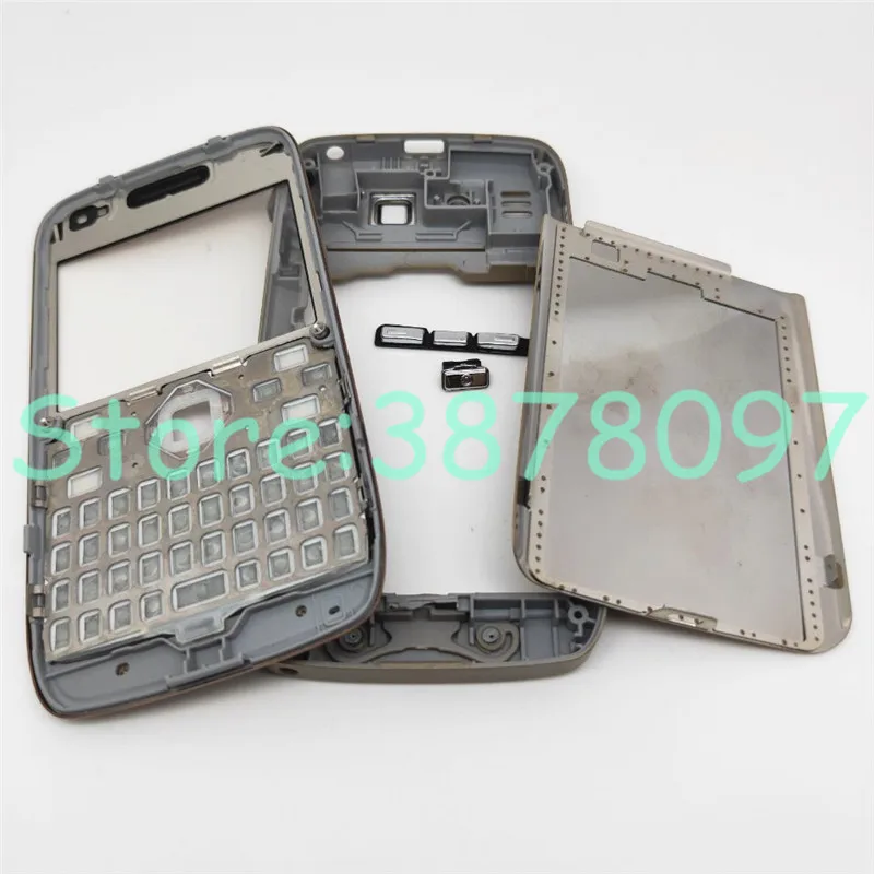 100% Оригинальный чехол для Nokia E72 Передняя Лицевая панель Корпус + задняя