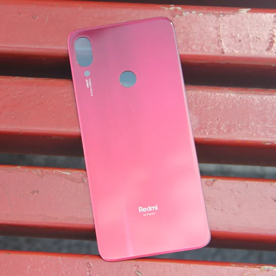 Xiao mi аккумулятор стекло задняя крышка Дверь для Xiao mi красный mi Note7 Note 7 M1901F7C задний корпус защитный чехол на заднюю панель - Цвет: Nebula Red
