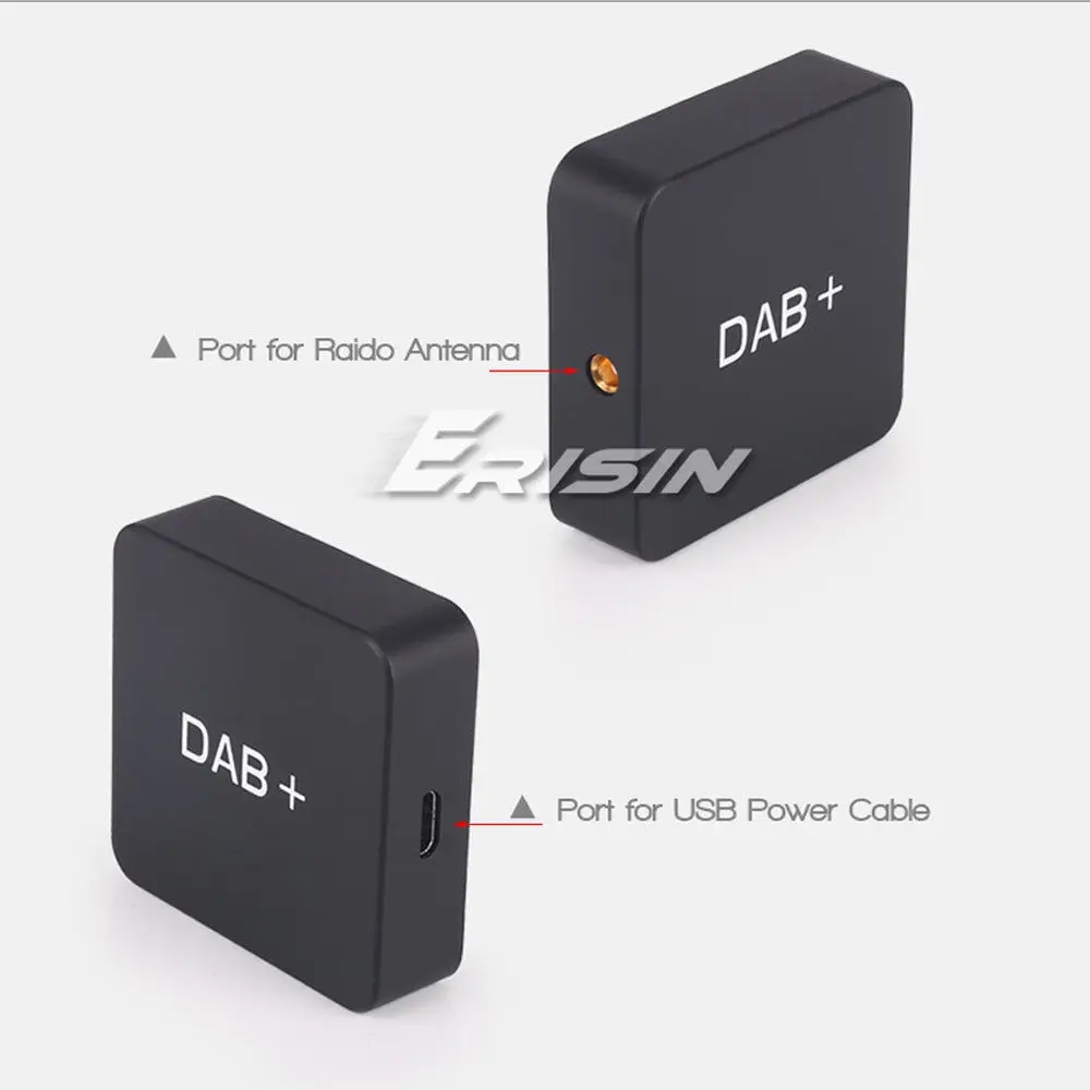Цифровой радиотюнер Erisin ES354 DAB + Box усиленный антенный приемник для автомагнитолы