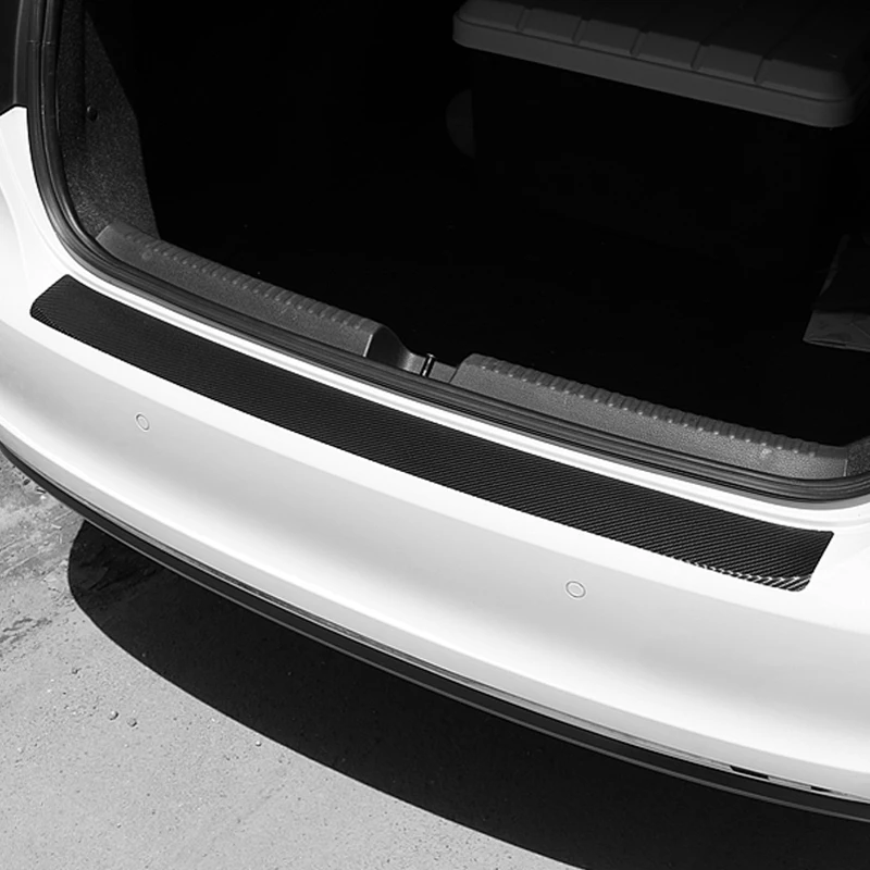 Универсальная задняя защитная накладка на багажник автомобиля Наклейка для Toyota Corolla RAV4 Subaru XV Chevrolet Cruze Aveo Saab Dacia