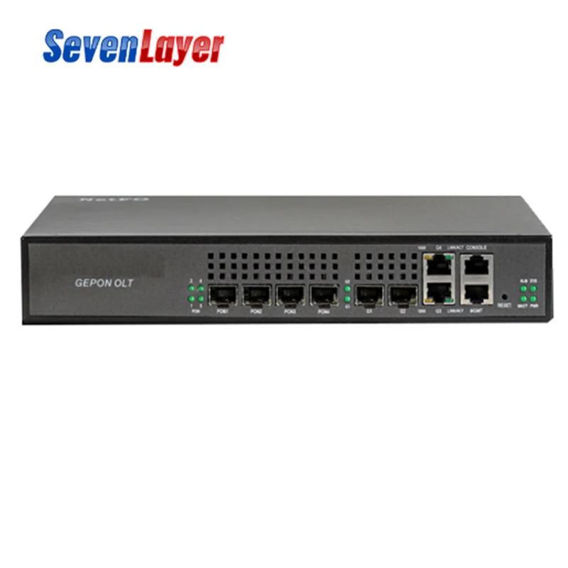 EPON OLT 4PON порты FTTH CATV GEPON OLT Перевозчик-класс высокой плотности волоконно-оптический высокое качество 1,25G Профессиональный мини - Цвет: without PON module