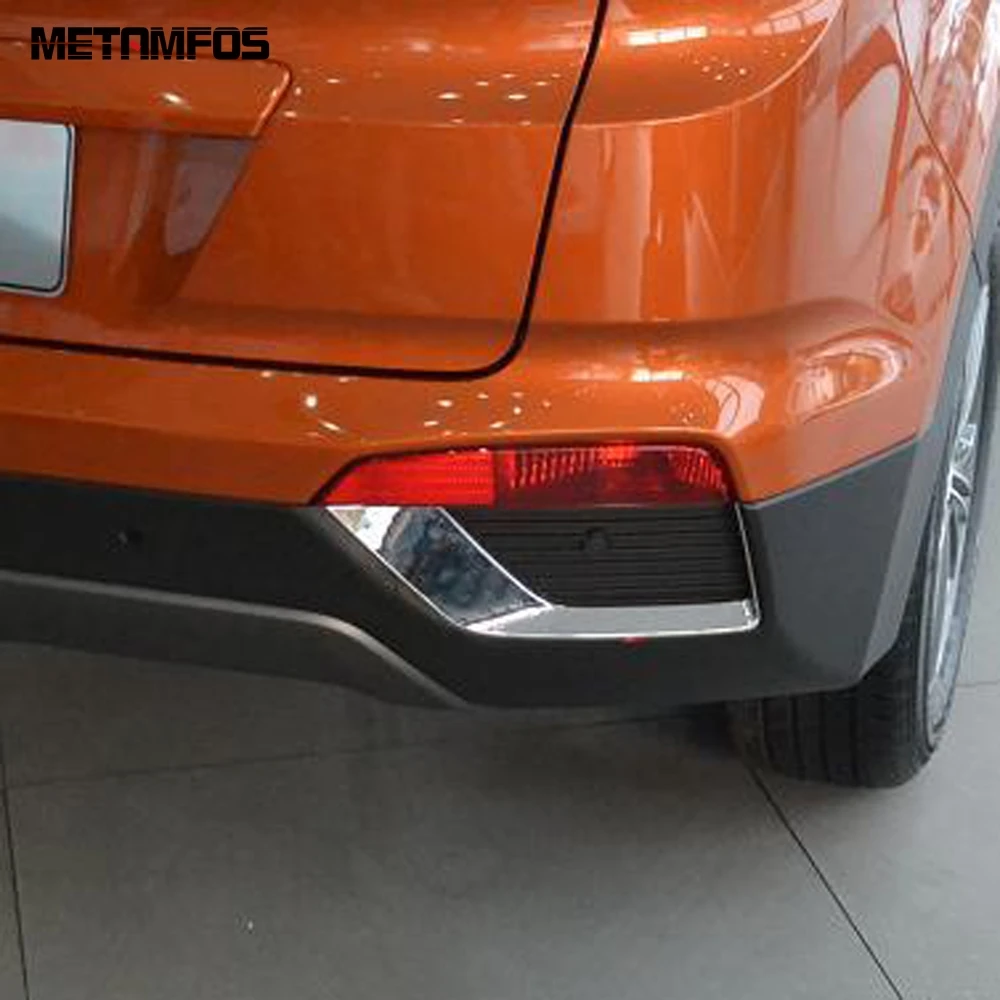 Для Hyundai Cantus Creta ix25 2014-2016 2017 хром Лампа заднего противотуманного фонаря крышка