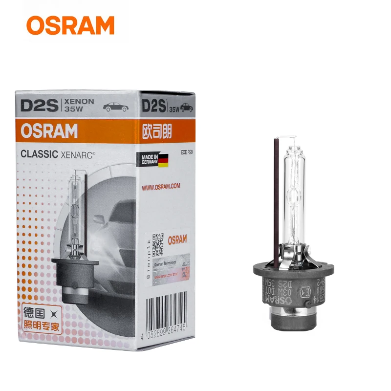 

OSRAM D4S HID Xenon Bulb D2S D1S D3S Standard Headlight 4200K 35W White Light Auto Original Bulb 66140CLC 66240CLC 66340CLC