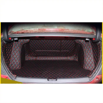 

Leather Car Trunk Mat Cargo Liner for Honda Civic 2019 2020 10th interior rug Carpet Accessories 5d