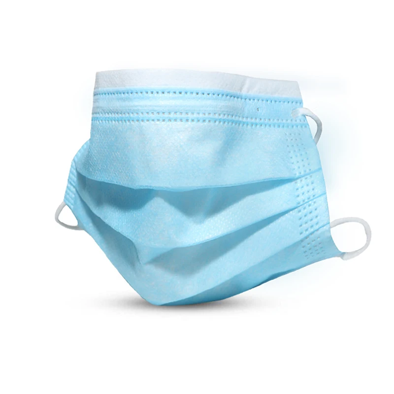 

3-Ply Disposable Face Mask Elastic Soft Breathable Prevent Mouth Mask Anti Pollution Non-Woven Safe Face Mask Hot Fast Shipping!