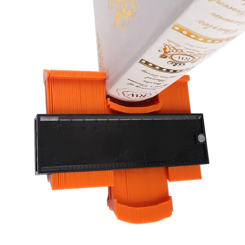 

5/6in Plastic Gauge Contour Profile Copy Gauge Duplicator Standard 5 Width Wood Marking Tool Tiling Laminate Tiles General Tools