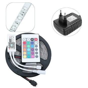 

5M Rgb Led Wifi Strip Light Control Waterproof Lamp for Echo Alexa Google Home
