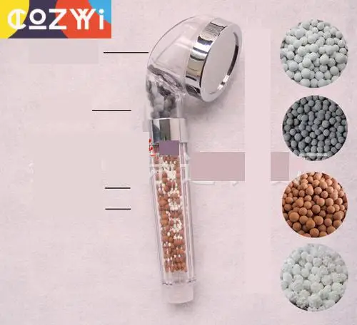 COZYYI Анион насадка для душа многофункциональная Chuveiro высокое давление повышение экономии воды фильтр шарики анион активированный душ