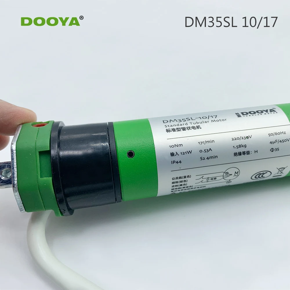 Plug in System Four Cables 35mm Diameter Curtain Tubular Motor for 50mm Tube External Strong Current afbeelding