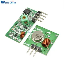 Module émetteur et récepteur RF 433 Mhz, Kit de liaison pour ARM/MCU WL, 315MHZ/433 MHZ, télécommande sans fil pour arduino, bricolage