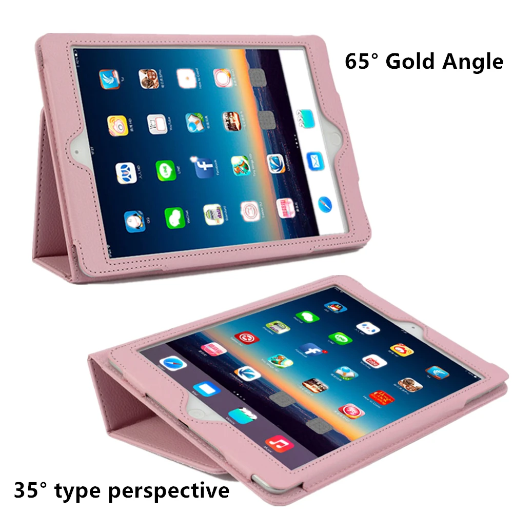 Чехол для iPad 9 7 дюймов 2017/2018 чехол Air 1/2 ультра тонкий флип PU кожаный волшебный