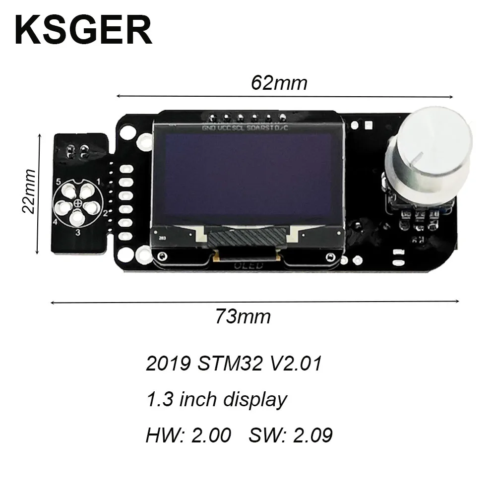 KSGER STM32 OLED V2.01 контроллер температуры для DIY паяльной станции наборы T12 железные наконечники электрические инструменты авто-сна быстрый нагрев