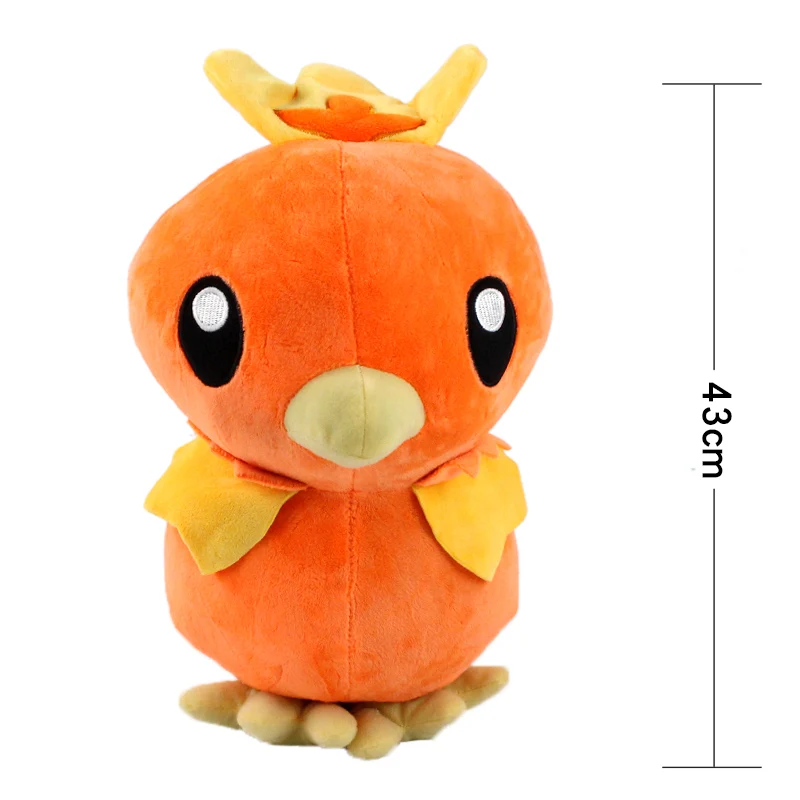 43cm 43 см аниме Torchic плюшевые игрушки мягкие животные Peluche кукла подарки на день рождения для детей - Цвет: 43cm