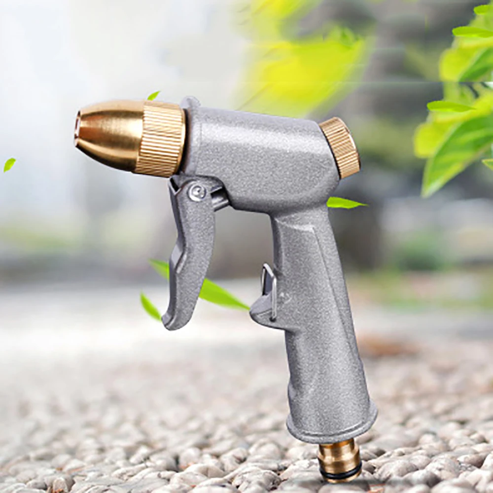 

High Pressure Water Spray Plating Garden Hose Pipe Lawn Car Wash Garden watering Spray Home Car Wash Water Tool